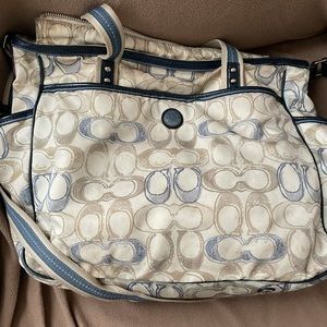 Coach diaper bag